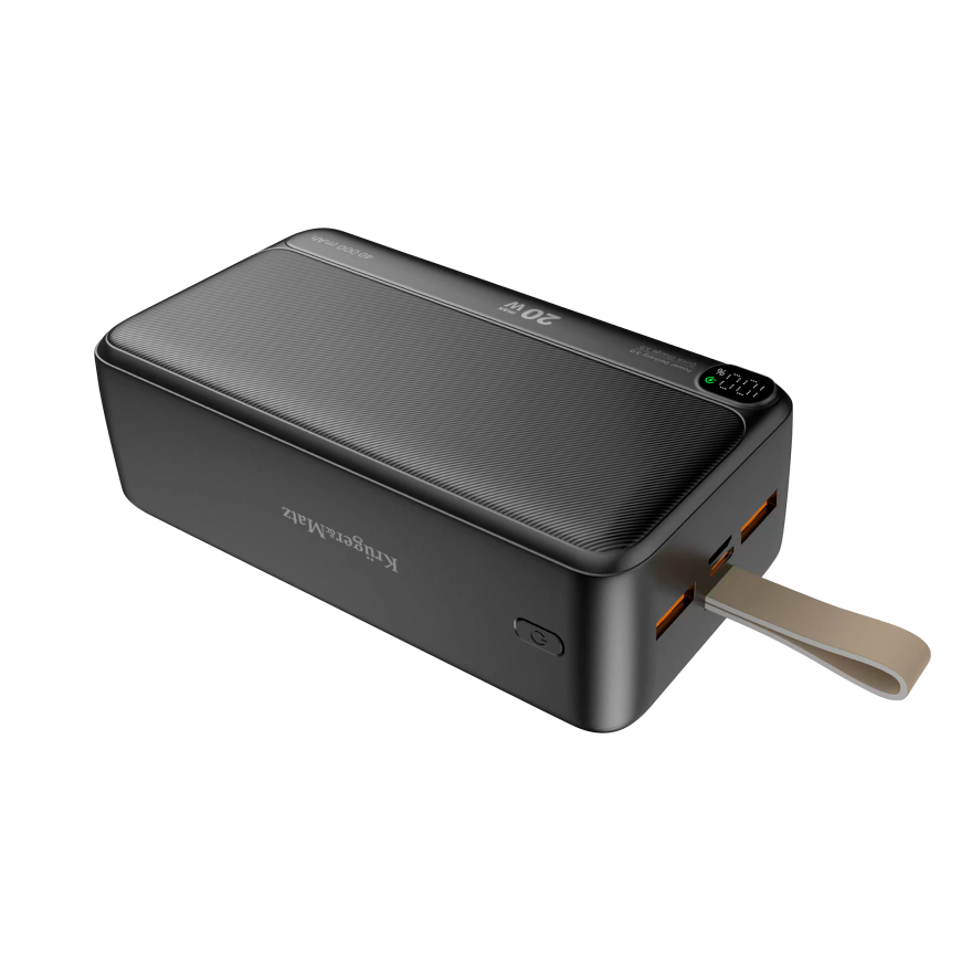 POWER BANK Kruger & Matz 40000 mAh ličio jonų su QC ir PD funkcijomis – 3