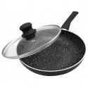 Kaanega pann, alumiinium, Ø26cm, must marmor KINGHoff. KH 3958 Kaanega pann, alumiinium, Ø26cm, must marmor KINGHoff. KH 3958