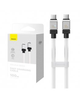 Cable USB-C to USB-C Baseus CoolPlay 100W 2m (white)