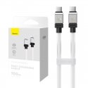 Cable USB-C to USB-C Baseus CoolPlay 100W 2m (white) Cable USB-C to USB-C Baseus CoolPlay 100W 2m (white)