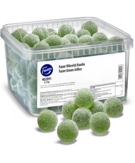 Fazer Vihreitä kuulia -tukkupakkaus, 2,2 kg