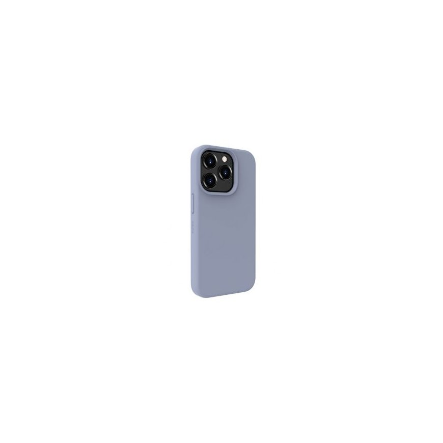 Evelatus Apple iPhone 15 Pro Max Premium Soft Touch Silicone Case Lavender Gray