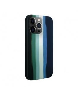 Evelatus Apple iPhone 15 Pro Silicone case Multi-Colored Green