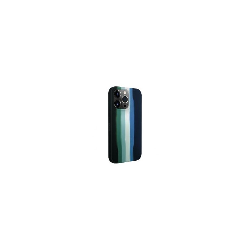 Evelatus Apple iPhone 15 Pro Silicone case Multi-Colored Green