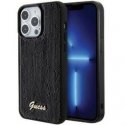 Guess Apple iPhone 15 Pro Max HC SEQUIN SCRIPT METAL Black