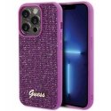 Guess Apple iPhone 15 Pro HC PU DISCO SCRIPT METAL Purple Guess Apple iPhone 15 Pro HC PU DISCO SCRIPT METAL Purple