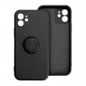 TakeMe Finger Ring maks-apvalks ar stendu / pirksta turētāju / magnētisku elementu auto turētājam Apple iPhone 15 Pro Max Melns TakeMe Finger Ring maks-apvalks ar stendu / pirksta turētāju / magnētisku elementu auto turētājam Apple iPhone 15 Pro Max Melns
