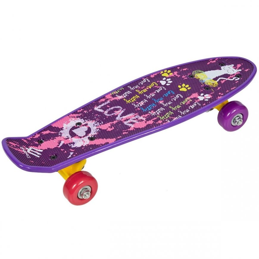 Mini skateboard Enero Love Kitty, plastic – 5