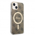 Guess 4G IML MagSafe Compatible Case for iPhone 13 Brown Guess 4G IML MagSafe Compatible Case for iPhone 13 Brown