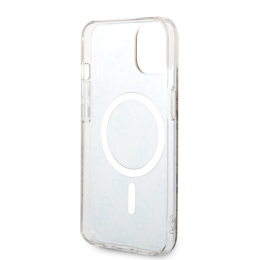 Guess 4G IML MagSafe Compatible Case for iPhone 13 Brown – 4