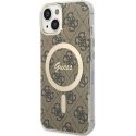 Guess 4G IML MagSafe suderinamas dėklas, skirtas iPhone 13 Brown Guess 4G IML MagSafe suderinamas dėklas, skirtas iPhone 13 Brown