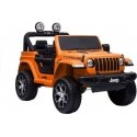 Lean Cars Auto na Akumuliatorius Jeep Rubicon 4x4 Oranžinis