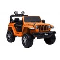 Lean Cars Auto na Akumuliatorius Jeep Rubicon 4x4 Oranžinis