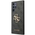 Guess dėklas, skirtas Samsung Galaxy S23 Ultra GUHCS23L4GMGGR pilkas hardcase 4G Big Metal Logo