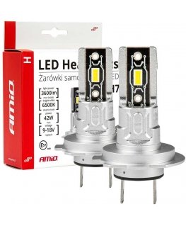 Led car lights h-mini h7 amio-03332
