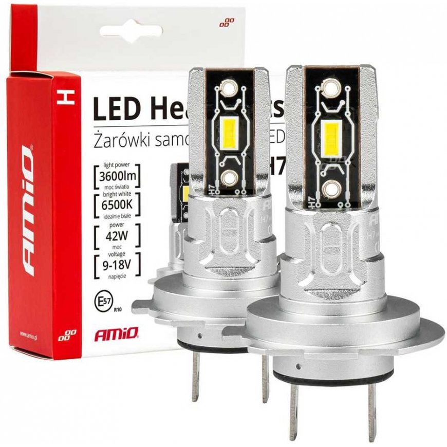 Led car lights h-mini h7 amio-03332