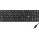 LTC LXKM202 klaviatūra su laidu Juodas UK (LXKM202) LTC LXKM202 klaviatūra su laidu Juodas UK (LXKM202)