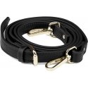 Aarni deerskin shoulder strap, black/gold Aarni deerskin shoulder strap, black/gold