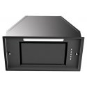 Black cabinet-mounted hood Baraldi BLOCK Star Plus 52 cm 700m3 / h Black cabinet-mounted hood Baraldi BLOCK Star Plus 52 cm 700m3 / h