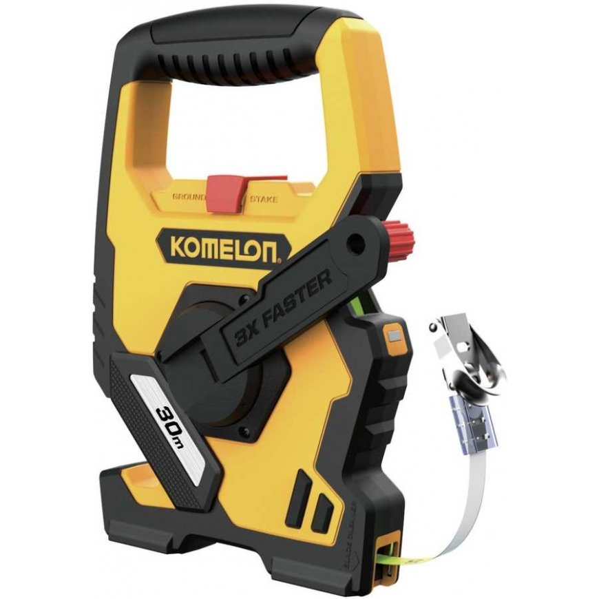 Measuring tape 30 m Komelon [LFP30/ER], Contractor-LT with fast roll function