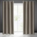 Eurofirany LOGAN blackout night curtain, 140X270 cm, loops / rings, color: dark brown Eurofirany LOGAN blackout night curtain, 140X270 cm, loops / rings, color: dark brown