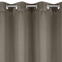 Eurofirany LOGAN blackout night curtain, 140X270 cm, loops / rings, color: dark brown Eurofirany LOGAN blackout night curtain, 140X270 cm, loops / rings, color: dark brown