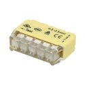 Orno 5-wire push-in connector for wire 0.75-2.5 mm ? IEC 300V / 24A 50 pcs. Orno 5-wire push-in connector for wire 0.75-2.5 mm ? IEC 300V / 24A 50 pcs.