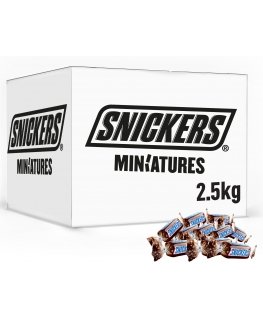 Snickers Miniatures chocolate bars, 2.5 kg