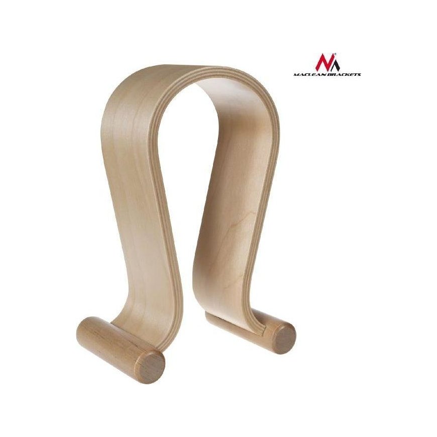 Maclean Wooden headphone stand Maclean MC-815O