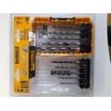 Grąžtas kompleksas 10 vnt. metaliniai grąžtai Juodas&Gold 1/4" laikiklis, DEWALT [DT20620-QZ] TOUGH CASE+