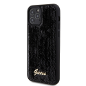 Dėklas Guess Sequin Script Logo Case iPhone 12|12 Pro Juodas
