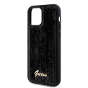 Dėklas Guess Sequin Script Logo Case iPhone 12|12 Pro Juodas