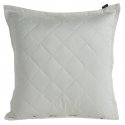 Eurofirany KRISTIN / 1 Soft glossy velvet pillowcase, hot press quilted geometric pattern, 60X60 cm, color: white Eurofirany KRISTIN / 1 Soft glossy velvet pillowcase, hot press quilted geometric pattern, 60X60 cm, color: white
