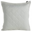 Eurofirany KRISTIN / 1 Soft glossy velvet pillowcase, hot press quilted geometric pattern, 60X60 cm, color: white Eurofirany KRISTIN / 1 Soft glossy velvet pillowcase, hot press quilted geometric pattern, 60X60 cm, color: white