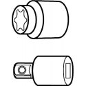 Topex 1/4", 3/8" Torx lizdai, 9 vnt Topex 1/4", 3/8" Torx lizdai, 9 vnt