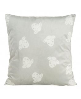 Eurofirany D91 / PO / KIDS / 1A 45X45 VELVET / Silver Pillow cover