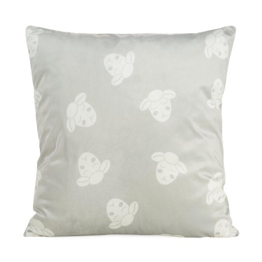 Eurofirany D91 / PO / KIDS / 1A 45X45 VELVET / Silver Pillow cover – 2