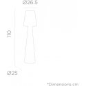 New Garden Lola 110 Cable Floor Lamp White light New Garden Lola 110 Cable Floor Lamp White light
