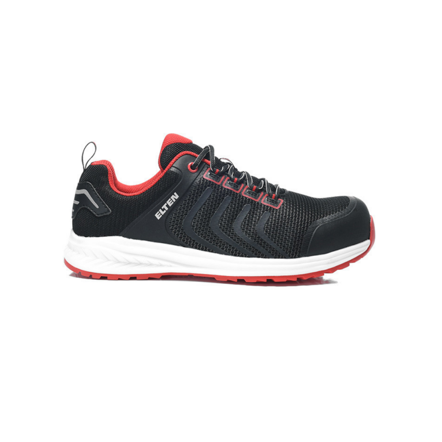 Shoes ELTEN Livas black red low ESD S1P, black 48 – 2