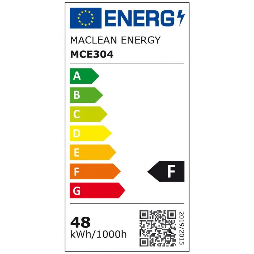 Maclean LED bulb, E27, 48W, 220-240V AC, neutral white, 4000K, 5040lm, MCE304 NW – 5