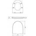 Cersanit Merida toilet seat (K98-0035) Cersanit Merida toilet seat (K98-0035)