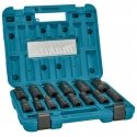 1/2" smūginių sukimo galvučių rinkinys MAKITA E-16586, 14vnt. 1/2" smūginių sukimo galvučių rinkinys MAKITA E-16586, 14vnt.