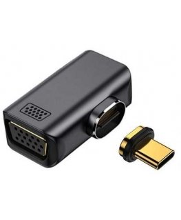 Extra Digital Magnetic adapter USB Type-C - VGA, 1080P, 60Hz