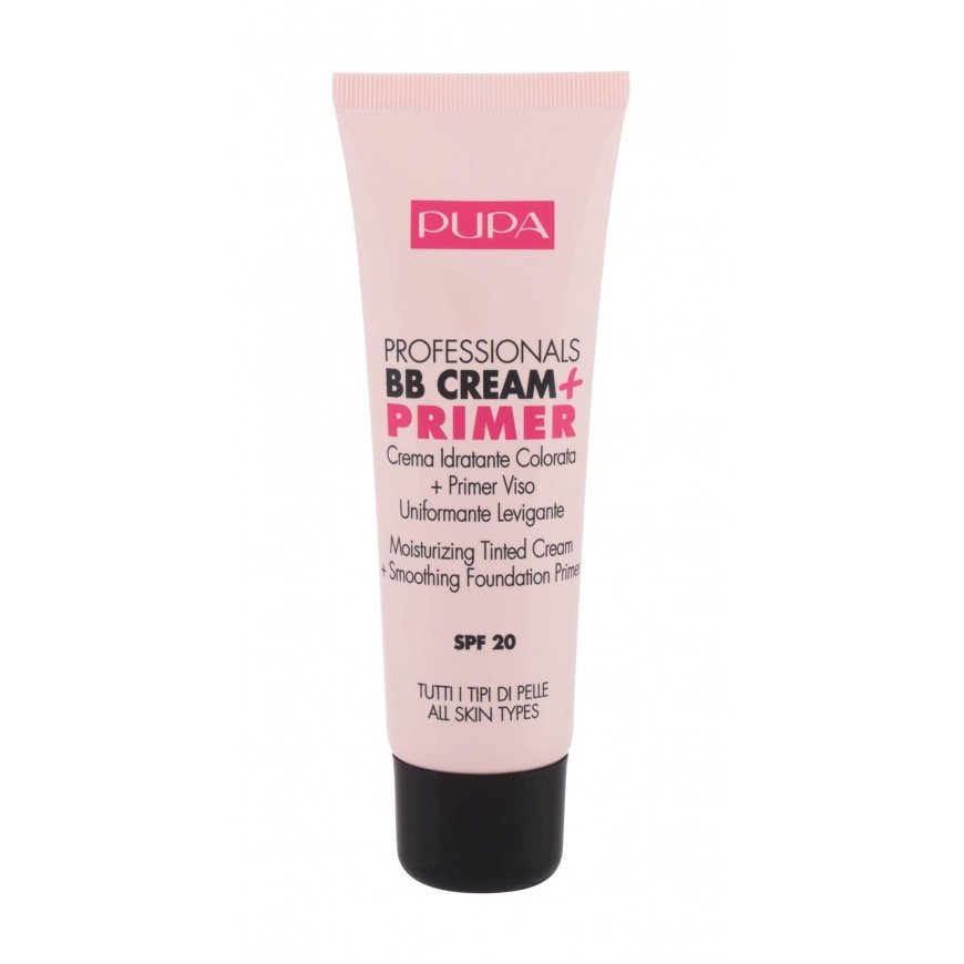 Pupa Professionals BB Kremas & Primer SPF20 makiažo bazė 001 Nude 50ml – 3