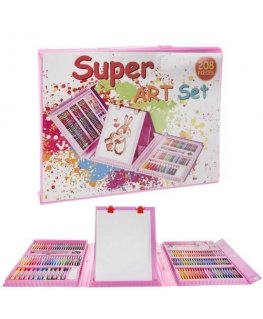 Kruzzel XXL painting and drawing set-suitcase 208 parts 17239