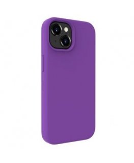 Evelatus Apple iPhone 15 Plus Premium Magsafe Soft Touch Silicone Case Deep Purple