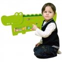 Multifunctional wooden hanging wall game - Crocodile Viga Multifunctional wooden hanging wall game - Crocodile Viga