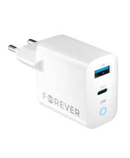 Forever TC-06 GaN Адаптер PD / QC / 1x USB-C / 1x USB / 20W