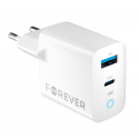 Forever TC-06 GaN Charger PD / QC / 1x USB-C / 1x USB / 20W Forever TC-06 GaN Charger PD / QC / 1x USB-C / 1x USB / 20W