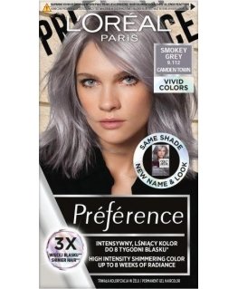 L'Oreal L'Oreal Paris L'OREAL_Preference Vivid Colors Hair dye 9.112 Smokey Gray